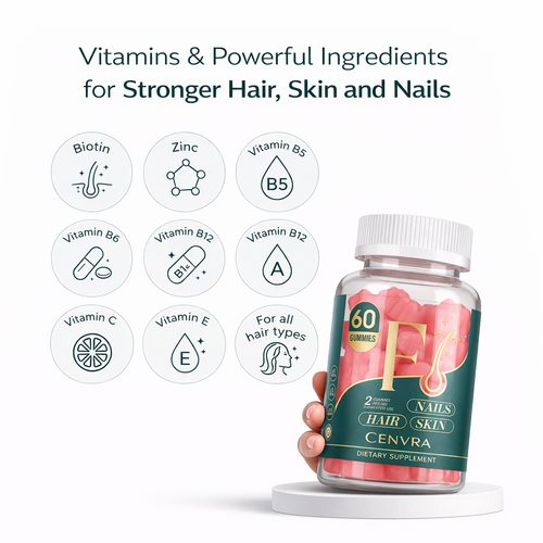 Cenvra Hair Vitamin Gummies